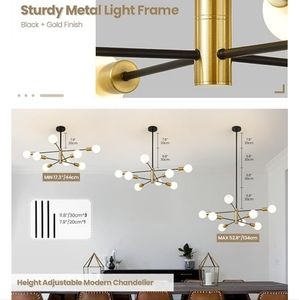 New 8 Light Chandelier